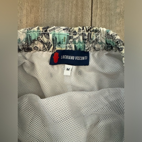 Luchiano Visconti trunks Mustaches & Money swimwear size medium - Picture 9 of 10